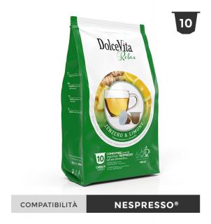 Nespresso - Dolce Vita Zenzero & Limone citromos tea kapszula 10 adag