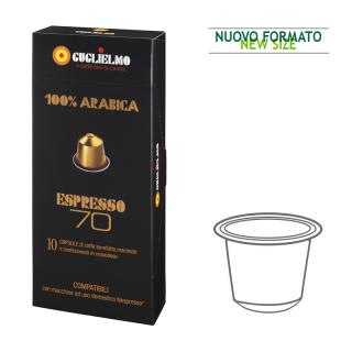 Nespresso - Guglielmo 100% Arabica Espresso 70 kapszula 10 adag