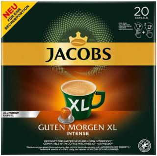 Nespresso - Jacobs Guten Morgen Intense XL alumínium kapszula 20 adag