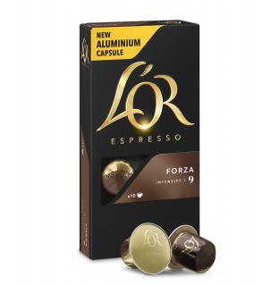 Nespresso - L'Or Espresso Forza Intenzita alumínium kapszula 10 adag
