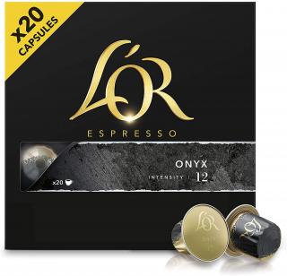 Nespresso - L'Or Espresso Onyx Intenzita alumínium kapszula 20 adag