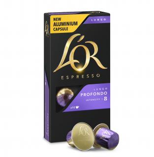 Nespresso - L'Or Lungo Profondo alumínium kapszula 10 adag