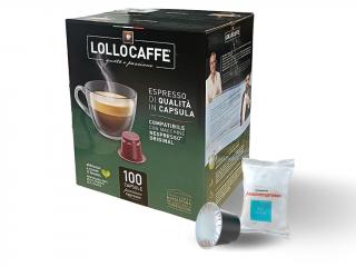 Nespresso - Lollo Caffé Deca Espresso koffeinmentes kapszula 100 adag