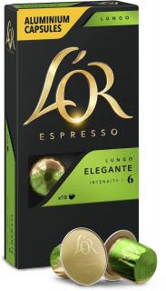 Nespresso - LOr Espresso Lungo Elegante alumínium kapszula 10 adag