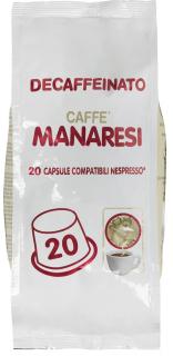 Nespresso - Manaresi Decaffeinato koffeinmentes kapszula 20 adag
