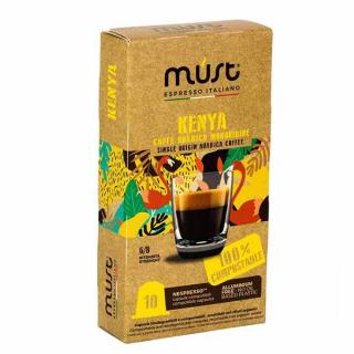 Nespresso - Must Kenya komposztálható kapszula 10 adag