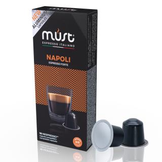 Nespresso - Must Napoli Espresso Forte alu kapszula 10 adag