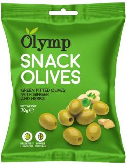 Olymp Green magozott olajbogyó gyömbérrel és gyógynövényekkel 70g
