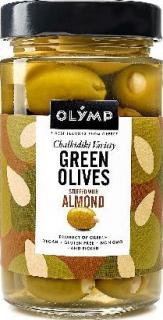 Olymp zöld olajbogyó mandulával 320g