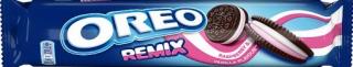 Oreo Remix Raspberry & Vanilla Flavour keksz 157 g