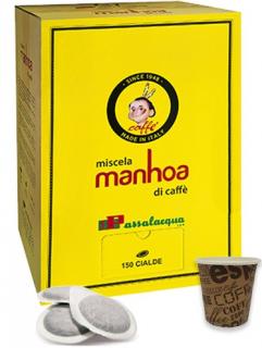 Passalacqua MANHOA kávé ESE POD 150 db