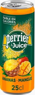Perrier & Juice – Ananász és Mangó vékony doboz 250 ml