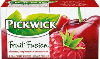 Pickwick Fruit Fusion málna tea cseresznyével és áfonyával 20x2g