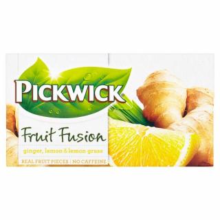 Pickwick Fruit Fusion tea gyömbérrel és citrommal citromfűvel 20x2g