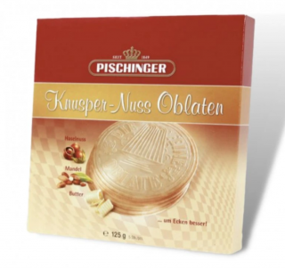 Pischinger Spa ostya cukorral, vajjal és mogyoróval 125g