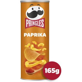 Pringles paprika chips 165g