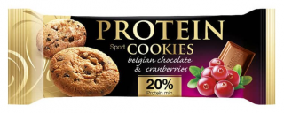 Protein Sport keksz belga csokoládéval és áfonyával 60g