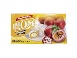 Qmochi japán sütemény passiógyümölcs ízzel 80g