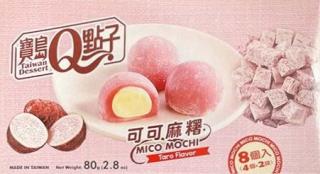 Qmochi japán sütemények taro ízzel 80 g