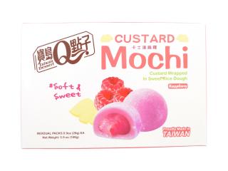 Qmochi japán süti málna ízzel 168g