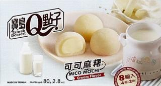 Qmochi japán torták krém ízzel 80g