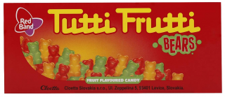 Red Band Tutti Frutti Candies Bears 48/15g