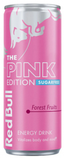 Red Bull The Pink Edition erdei gyümölcsök cukormentes 250ml