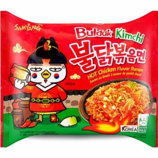 Samyang Buldak Kimchi Spicy Chicken Ramen instant tészta 140g