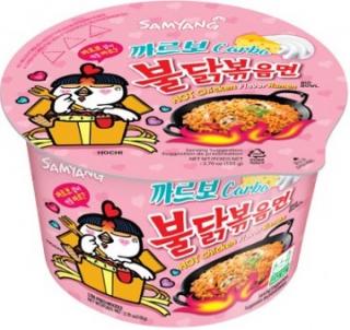 Samyang Ramen Big Bowl forró csirke carbonara 105g