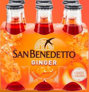 San Benedetto Bitter Ginger Alkoholmentes Aperitif 98ml 6 db