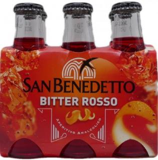San Benedetto Bitter Rosso alkoholmentes aperitif 98ml 6 db