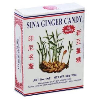 Sina Ginger Candy Gyömbéres cukorka 56gr