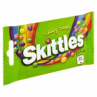 Skittles Crazy sours savanyú rágócukorka 38g