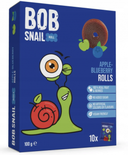 Snail Bob almás-áfonyás gyümölcstekercs 100 g
