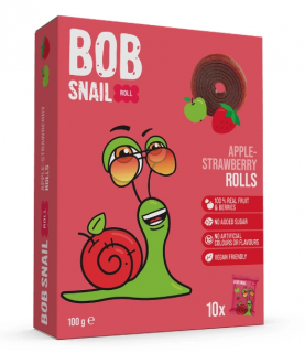 Snail Bob almás-epres gyümölcstekercs 100 g