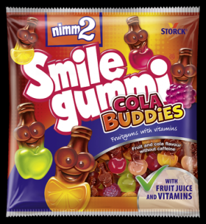 Storck Nimm2 Smile gummi COLA BUDDIES Vitraminnal 90g