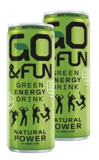 Szénsavas energiaital Go & Fun 250 ml (12 darabos kiszerelés)