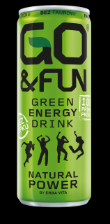 Szénsavas energiaital Go & Fun 250 ml