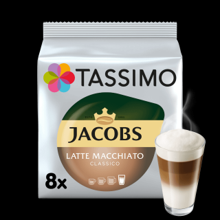 TASSIMO Jacobs Latte Macchiato Classico Kapszula Kiszerelés: 8 adag