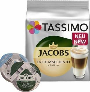 TASSIMO Jacobs Latte Macchiato Vanília Kapszula 8 adag