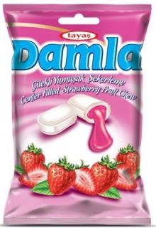 Tayas Damla töltött karamell eper ízzel 90g