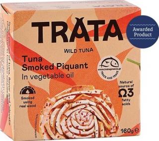 TRATA Fűszeres növényi olajban füstölt tonhal 160 g