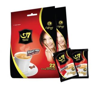 Trung Nguyen G7 Collagen Sugar Free instant vietnámi kávé 22 x 16g