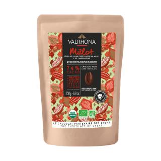 Valrhona Feves Millot étcsokoládé 74% 250g