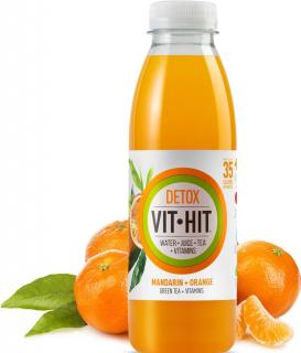 VIT-HIT Detox - Mandarin + Narancs 500 ml