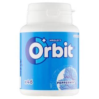Wrigley's Orbit Orbit Peppermint Blue drazsé doboz 64g