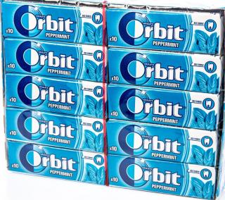 Wrigley's Orbit Peppermint rágógumi Karton 30 db 420 g