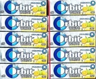 Wrigley's Orbit White Fruit rágógumi Karton 30 db 420 g