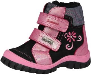 Szamos pink-fekete vízálló téli lány cipő