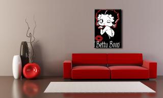 Kézzel festett vászonképek POP Art Betty Boop  bb  (POP ART)